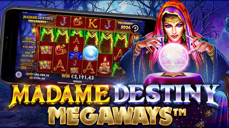 Vive la mística al jugar el slot Madame Destiny Megaways